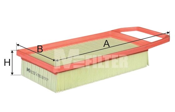 Повітряний фільтр, Mfilter K755