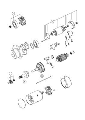 Стартер, Mahle MS778