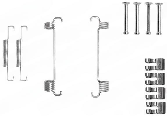 Комплект приладдя, колодка стоянкового гальма, Quick Brake 105-0851