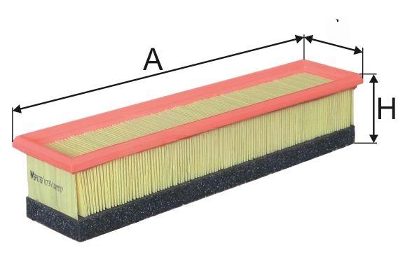 Повітряний фільтр, Mfilter K7371