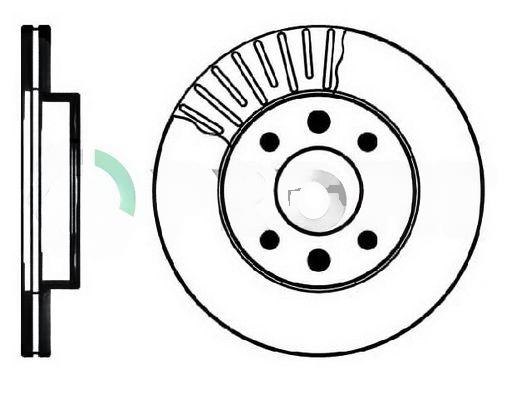 Гальмівний диск, Profit 5010-0158