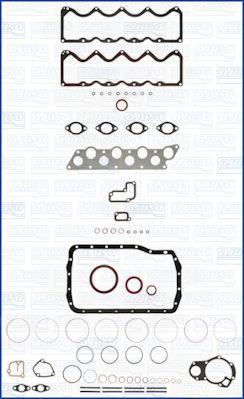 Повний комплект ущільнень, двигун, RENAULT 21,25,TRAFIC,ESPACE 2.1D/TD (J8S, Ajusa 51001700