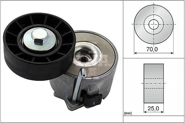 Натяжний пристрій, клиновий ремінь, PSA/FIAT/IVECO JUMPER/BOXER/DUCATO/DAILY 06- 3.0 DIESEL приводной, Ina 534028010