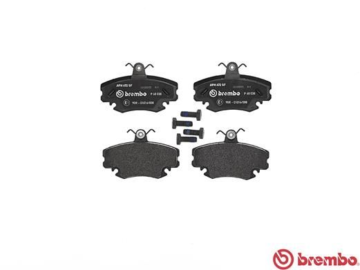 Комплект гальмівних накладок, дискове гальмо, Brembo P68038