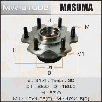 Комплект колісних підшипників, Masuma MW31002