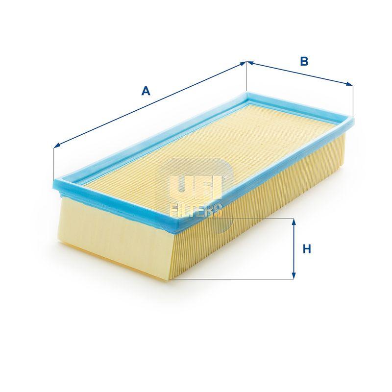 Повітряний фільтр, фільтрувальний елемент, VW TRANSPORTER III 82-92, PASSAT 83-88, AUDI 80 82-94, Ufi 30.864.00