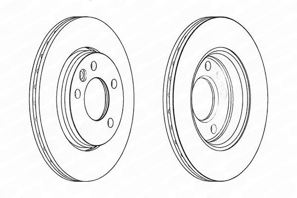 Гальмівний диск, з вентиляцією, 294мм, кількість отворів 5, VW MULTIVAN/TRANSPORTER 03- задн., Ferodo DDF1286