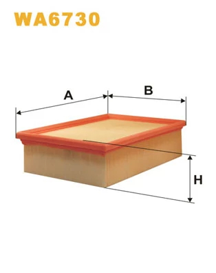 Повітряний фільтр, Wix Filters WA6730