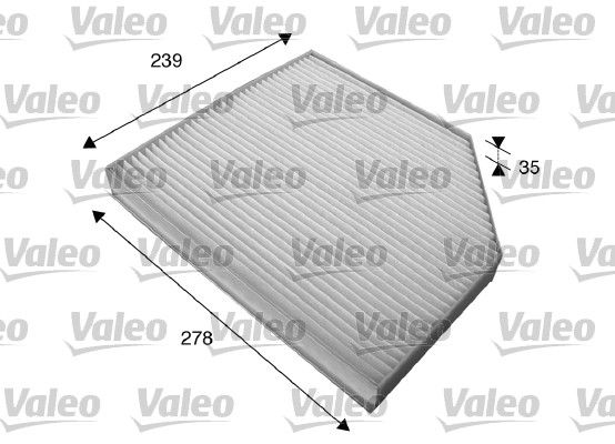 Фільтр, повітря у салоні, 36мм, пиловий фільтр, Valeo 715579