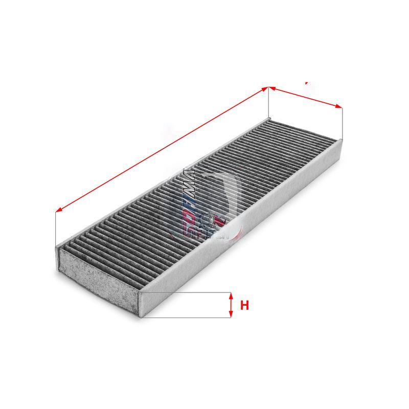 Фільтр, повітря у салоні, 30мм, вугільний фільтр, Sofima S4175CA