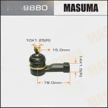 Наконечник, поперечна кермова тяга, Masuma ME-9880