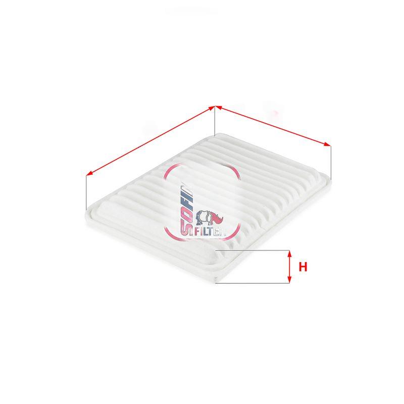 Повітряний фільтр, фільтрувальний елемент, LEXUS-TOYOTA 2.0-2.4-2.5 06-11, Sofima S3721A