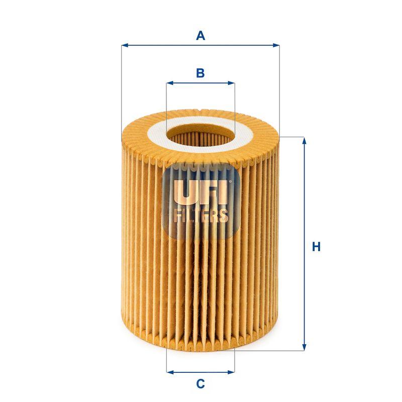 Оливний фільтр, Ufi 25.085.00