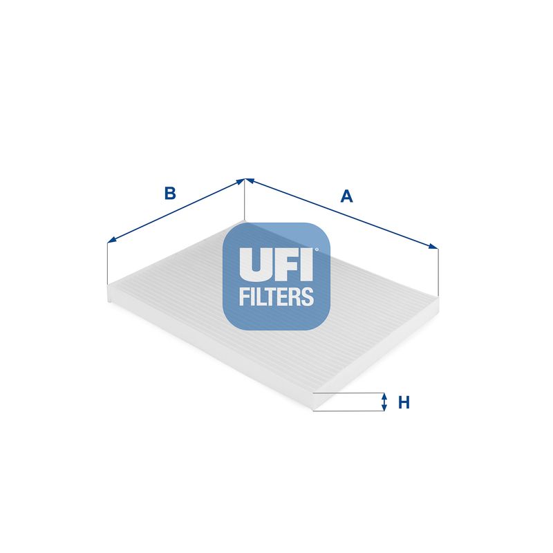 Фільтр, повітря у салоні, Ufi 53.124.00