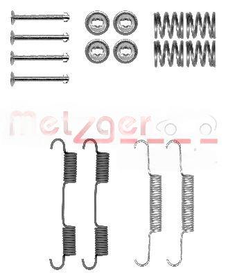 Комплект приладдя, колодка стоянкового гальма, Metzger 105-0896