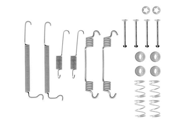 Комплект приладдя, гальмівна колодка, Aveo, Lacetti, Bosch 1987475312