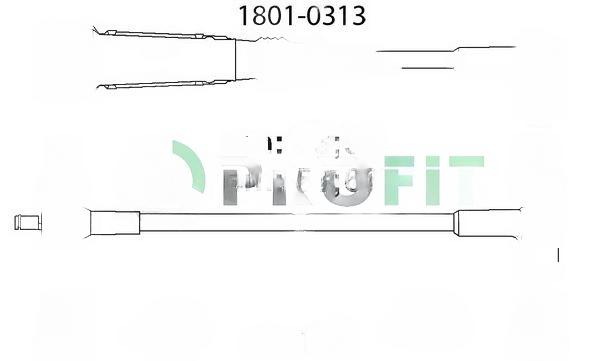 Комплект проводів високої напруги, Profit 1801-0313