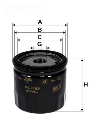 Оливний фільтр, Wix Filters WL7169