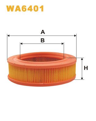 Повітряний фільтр, Wix Filters WA6401