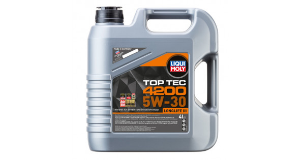 Моторна олива, 4л, Top Tec 4200 C3 (VAG longlife III) 4Л, Liqui Moly 3715