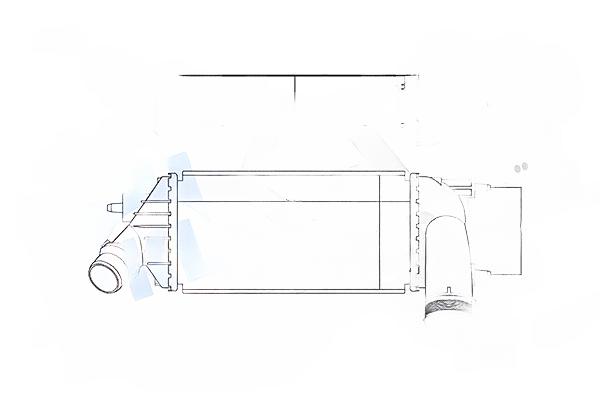 Охолоджувач наддувального повітря, Citroen C8, Jumpy, Fiat Scudo, Peugeot 807 (350860) KALE OTO RADYATOR, Kale Oto Radyatör 350860