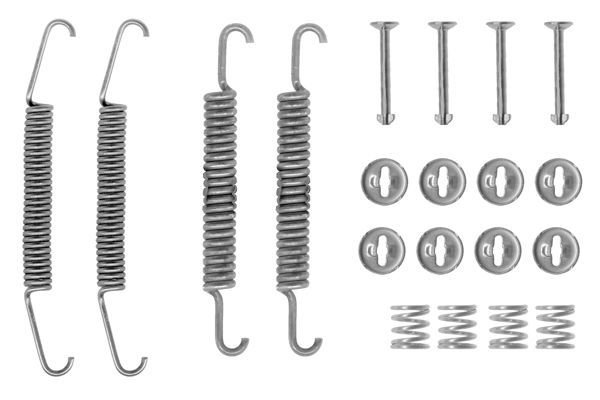 Комплект приладдя, гальмівна колодка, FIAT Cinqucento, Panda, Ritmo, Bosch 1987475028