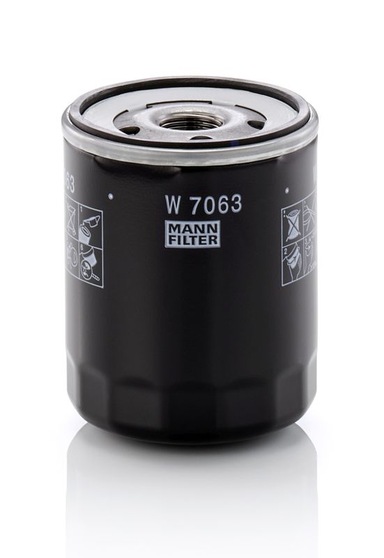 Оливний фільтр, фільтр для накручування, Mann-Filter W7063