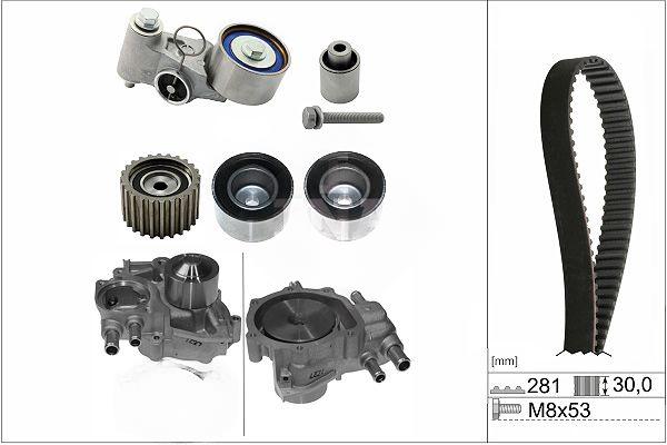Водяний насос + зубчастий ремінь, Ina 530056330