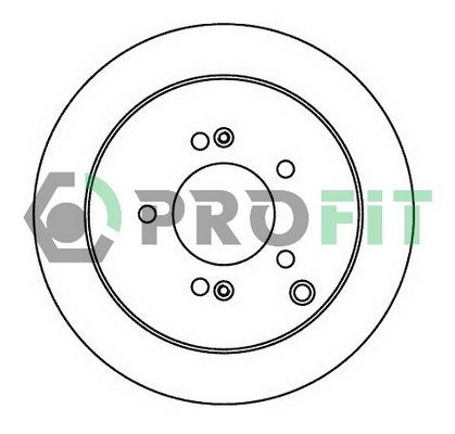 Гальмівний диск, Profit 5010-1493