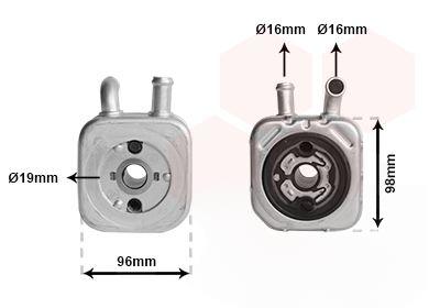 Охолоджувач оливи, моторна олива, Van Wezel 58003082