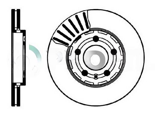 Гальмівний диск, Profit 5010-0927