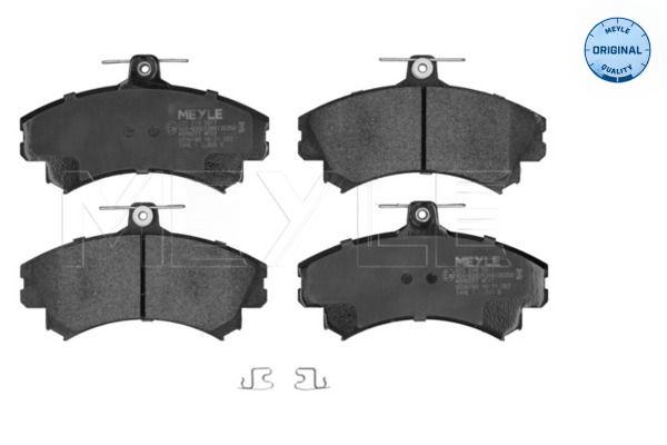 Комплект гальмівних накладок, дискове гальмо, Meyle 0252192017