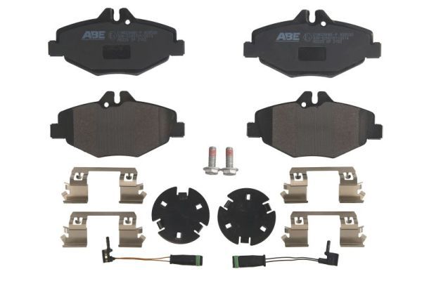 Комплект гальмівних накладок, дискове гальмо, Abe C1M028ABE-P