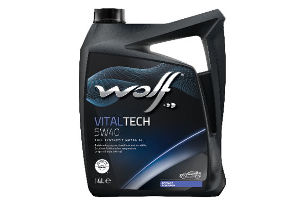 Моторна олива, 4л, WOLF VITALTECH 5W-40 4л, Wolf 8311192