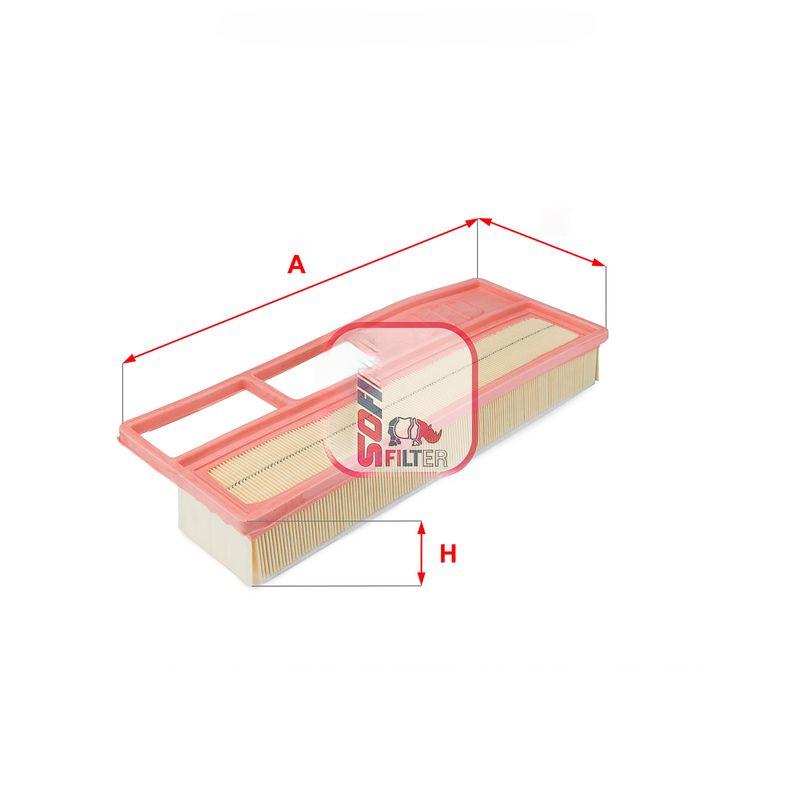 Повітряний фільтр, фільтрувальний елемент, Fiat Panda 03-/Punto 05-/500 07-/Doblo 1.3JTD 04-, Sofima S3265A