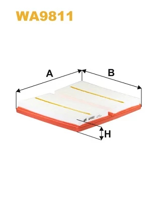 Повітряний фільтр, Wix Filters WA9811