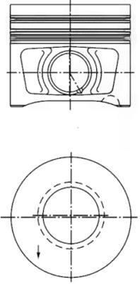 Поршень, Kolbenschmidt 40387610