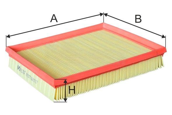 Повітряний фільтр, Mfilter K7077