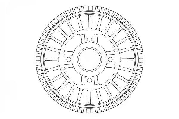 Гальмівний барабан, Trw DB4557MR
