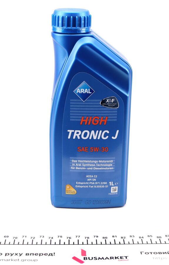 Олива моторна high tronic j sae 5w30 (1 liter), Aral AR-151CED