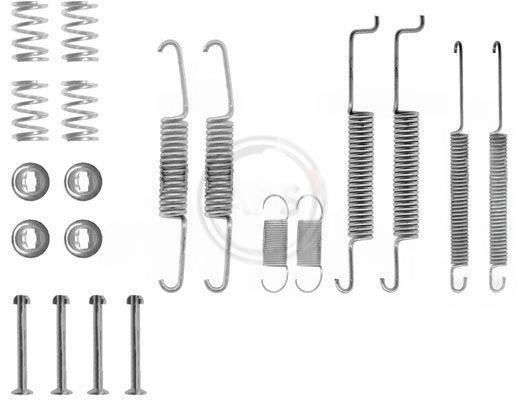 Комплект приладдя, гальмівна колодка, A.B.S. 0597Q