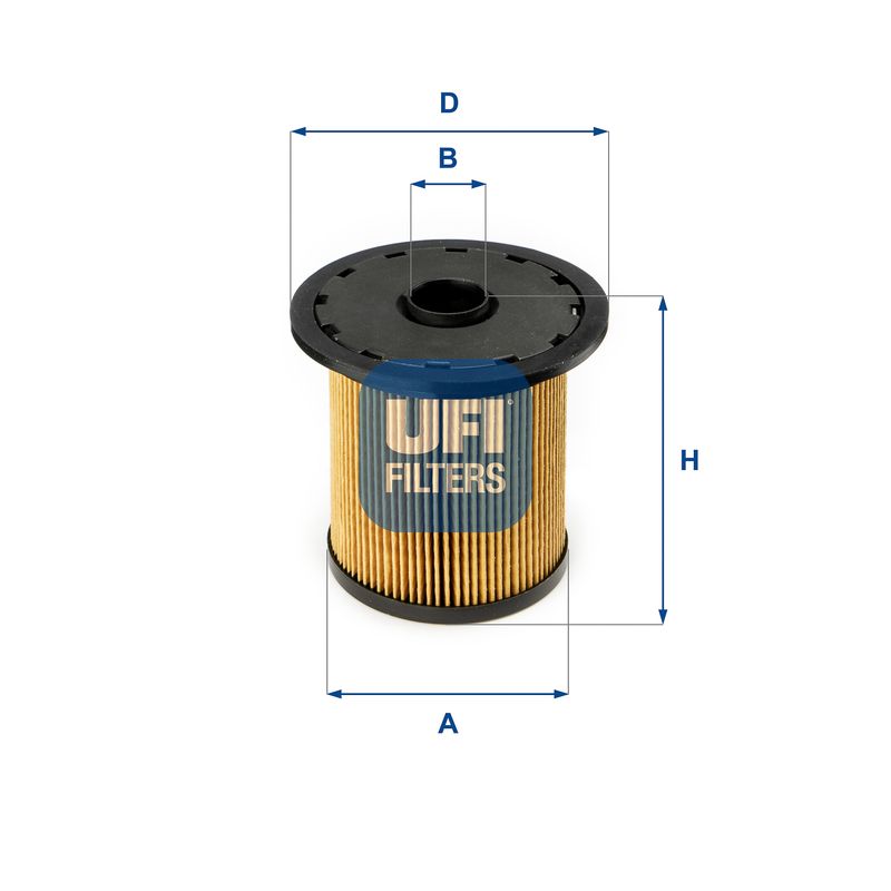 Фільтр палива, Ufi 26.690.00