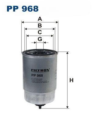 Фільтр палива, Filtron PP968