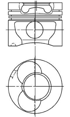 Поршень, Kolbenschmidt 94823700