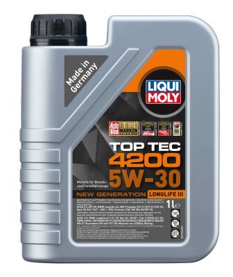 Моторна олива, 1л, Top Tec 4200 C3 (VAG longlife III) 1Л, Liqui Moly 8972