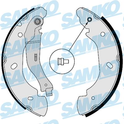 Комплект гальмівних колодок, Samko 88580