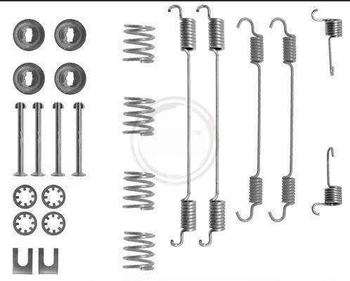 Комплект приладдя, гальмівна колодка, A.B.S. 0747Q