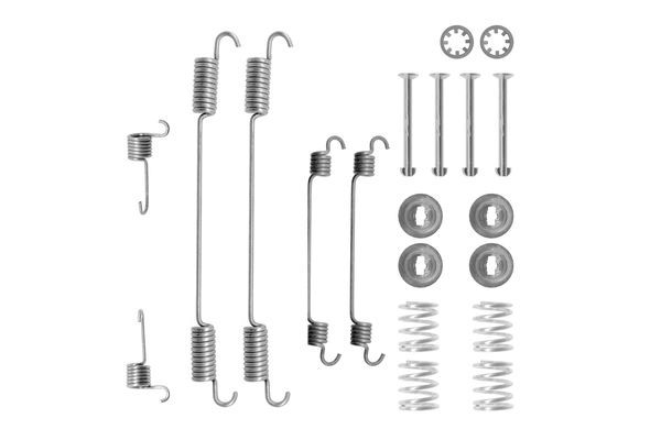 Комплект приладдя, гальмівна колодка, CITROEN/FIAT/PEUGEOT Evasion/Jumpy/Elysse/806/Expert ''1,8-2,1 ''94-07, Bosch 1987475251