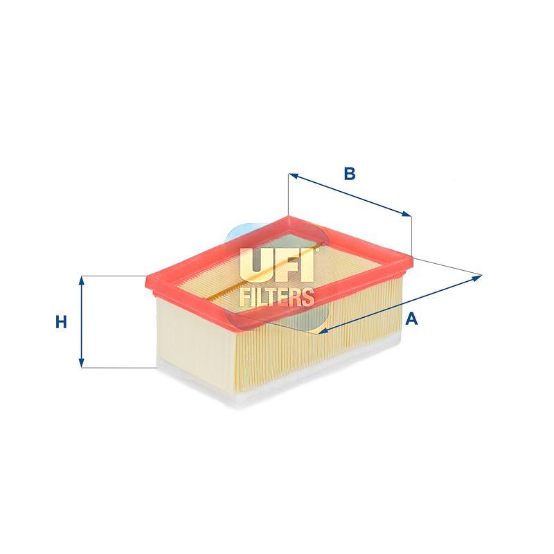 Повітряний фільтр, фільтрувальний елемент, RENAULT PRIMASTAR/VIVARO/TRAFIC/KANGOO/LAGUNA/MEGANE 98-, Ufi 30.147.00