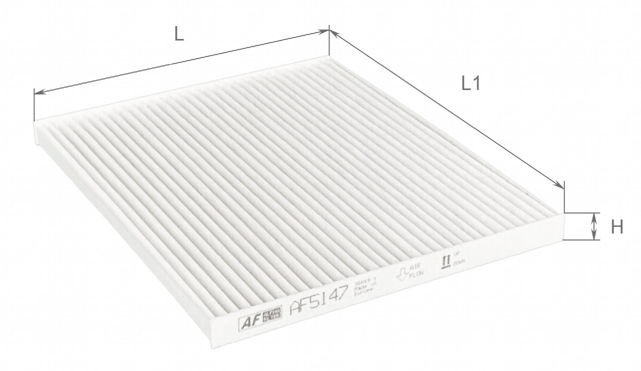 Фільтр, повітря у салоні, Alpha AF5147